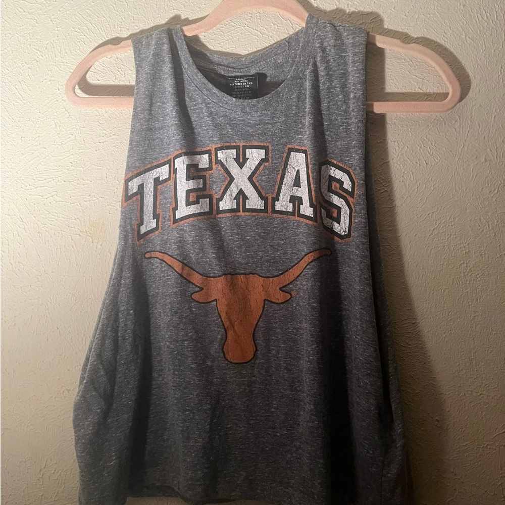 Texas Longhorns Cropped Tank